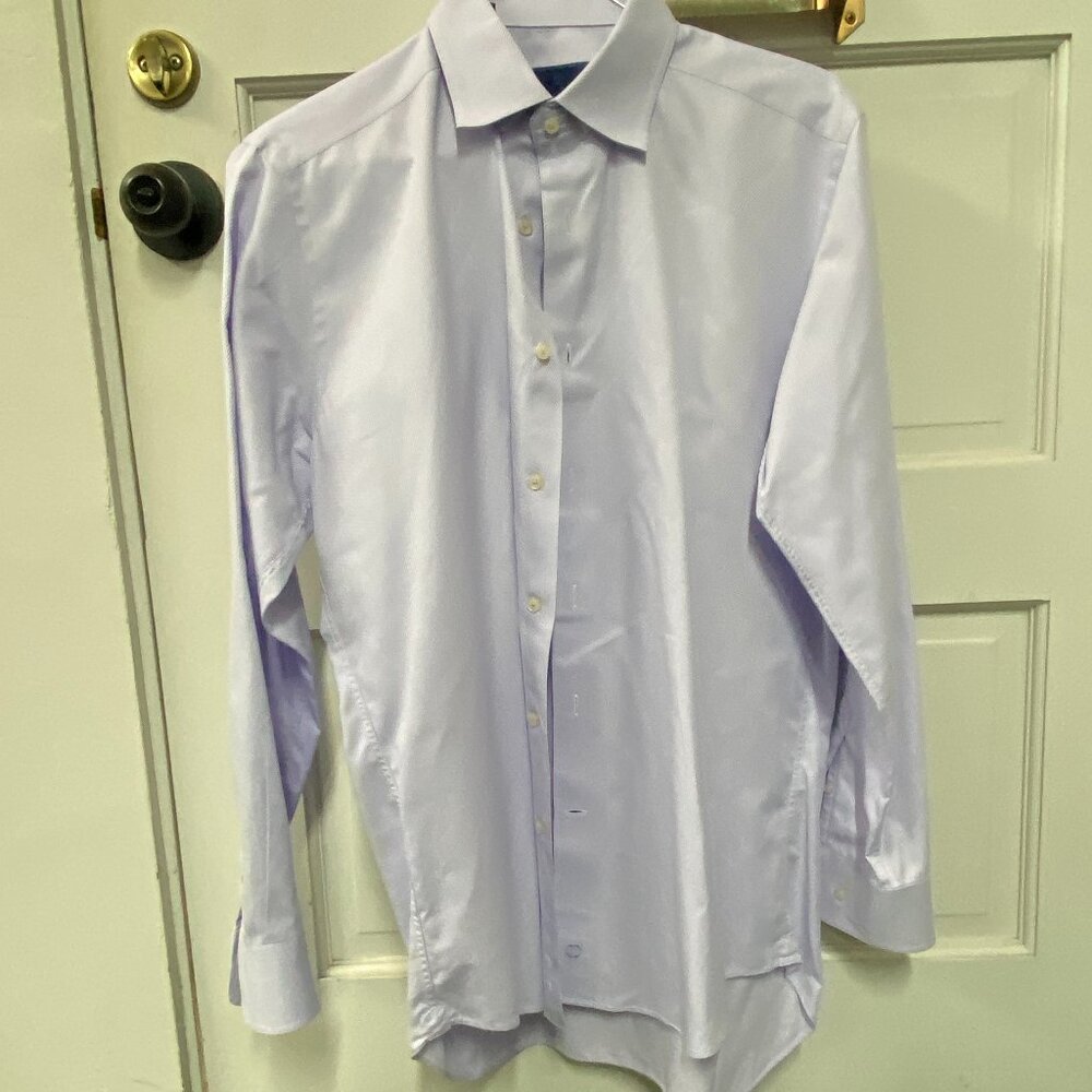 David Donahue Light Lavender Dress Shirt